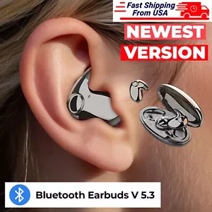 Bluetooth Earbuds Headset TWS5.3 Inear Wireless Earphone Invisible for All Phone - Bild 1 von 13