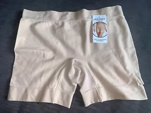 Jockey 'Skimmies' Briefs 'Slipshort' Seamfree Microfibre S UK 8 Lt Beige BNWT - Picture 1 of 1