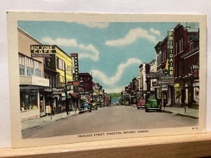 Princess Street: Kingston Ontario, Canadá - Postal vintage - Imagen 1 de 3