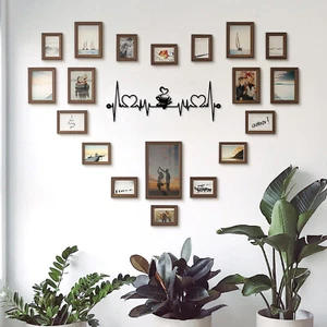 Appendiabiti da parete in metallo caffè decorazione arte per casa ufficio soggiorno camera da letto - Foto 1 di 6