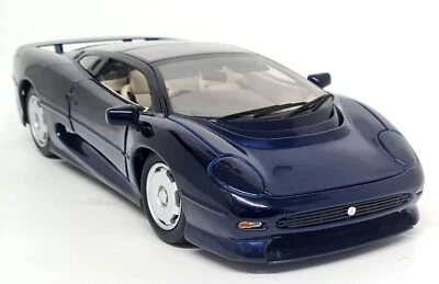 Maisto 1/18 Jaguar XJ220 Dark Blue 90's Supercar Diecast scale model car - Photo 1/4