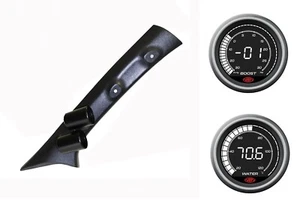 SAAS pillar pod boost/vacuum water temp gauges for Toyota Hilux 2015-2021 - Picture 1 of 9