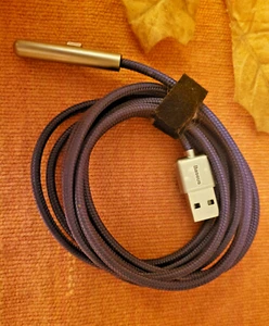 Baseus 7 Fuß Nylon Lade- und Datenkabel in Lila für iPad Air USB - Bild 1 von 5