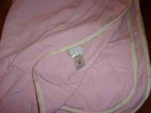 DISNEY WINNIE POOH ? Blumen elfenbein creme Rand BABYDECKE klassisch rosa - Bild 1 von 2