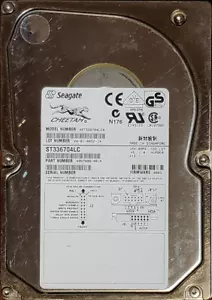 Disco duro Seagate ST336704LC 3,5" 36,4 GB Cheetah U160 SCSI SCA FW 0003 - Imagen 1 de 2
