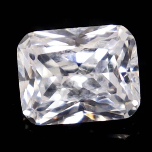 Synthetic American Diamond 9.80 Ct Emerald D VVS1 Quality GIE Certified 1207 - Picture 1 of 8
