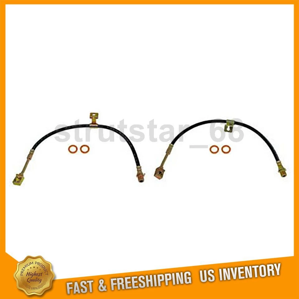 2 mangueras de freno delanteras para camioneta Chevrolet C30 1974 camioneta G30 furgoneta P30 Foto 1 de 4