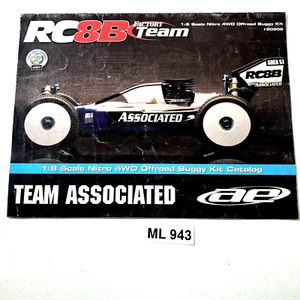 Team Associated RC8B 4WD Buggy Manual Parts Listing Exploded View  OZRC ML356 - Picture 1 of 2