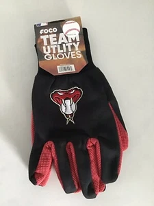 Arizona Diamondbacks MLB Utility Gloves Black NWT D2 - Picture 1 of 8