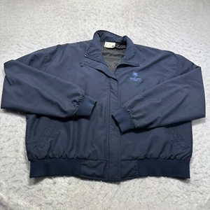 Vintage Roche Desert Hills Yuma Golf Jacket Full Zip Navy Blue Mens Size XL - Picture 1 of 12