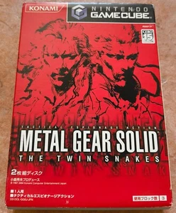 Metal Gear Solid The Twin Snakes Nintendo Game Cube Japan - Foto 1 di 7