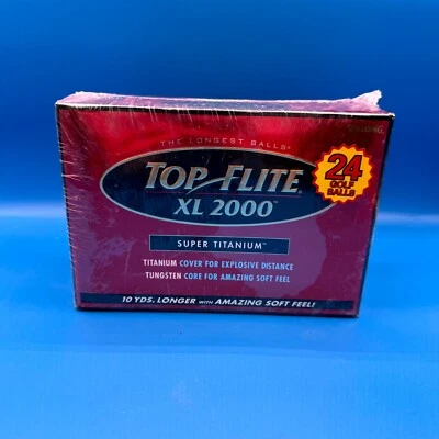 Мячи для гольфа на длинные дистанции Top Flite XL 2000 Super Titanium Spalding - 24 мяча - Изображение 1 из 4