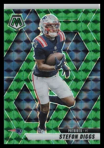 2025 Panini Mosaic - Stephon Diggs Green Mosaic Prizm - Bild 1 von 2