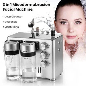 3 in 1 Facial Water Dermabrasion Hydra Oxygen Peel Microdermabrasion Machine USA - Picture 1 of 15