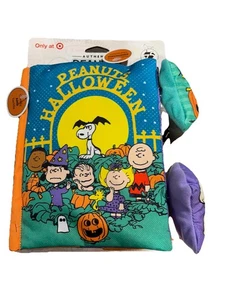 Peanuts Baby Deluxe Soft Snoopy Book Peanuts Halloween New - Picture 1 of 4