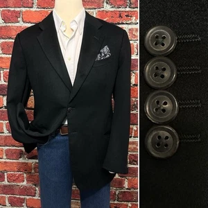 ARMANI BLAZER GR 44 46 SCHWARZ KASCHMIR SPORT MANTEL NEIMAN MARCUS ITALY JACKE - Bild 1 von 15