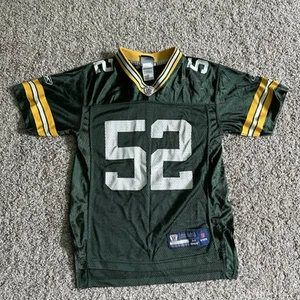 VTG Reebok On Field Green Bay Packers Jersey Youth Medium M 10/12 Clay Matthews - Picture 1 of 8