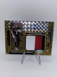 2023 Certified Freshman Fabric RPA 7/10 Bijan Robinson JERSEY MATCH Falcons NFL - Picture 1 of 2