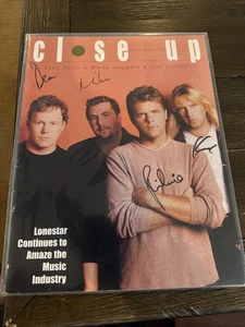 Lonestar Autographed Signed Magazine Close Up Jan Feb 2000 w/ Meet & Greet Pass - Picture 1 of 5