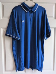 Under Armour Golf Herren Team Tipped Poloshirt - 2XL - Blau - Bild 1 von 3