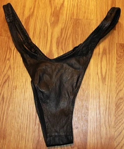 Lederdessous Lederstring Lederslip weiches Leder Fetisch sexy Strip Domina NEU - Bild 1 von 4