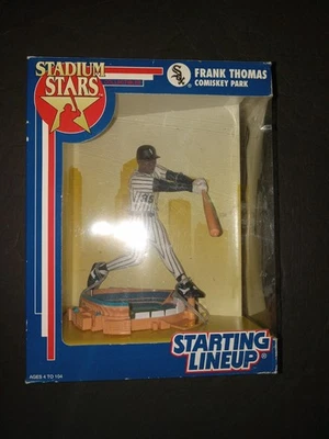 1992 alineación inicial estrellas del estadio Frank Thomas Comiskey Park base White Sox 35 Foto 1 de 4