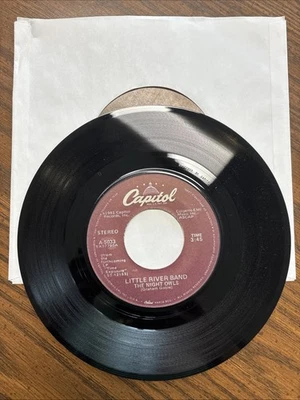 Little River Band, The Night Owls/Suicide Boulevard Vinyl 45 Capitol Foto 1 de 4
