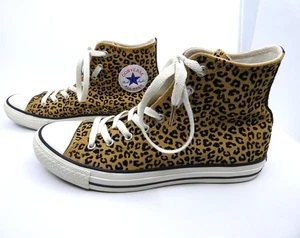 Converse Chuck Taylor All Star Hi Leopard 163777C Sneakers Sz (M 8.5) / (W 10.5) - Picture 1 of 19