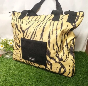 Adidas Large Shopper Tote Shoulder Bag - Animal Print - Travel Holiday Festivals - Picture 1 of 15