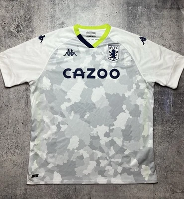 2020/21 RARE ASTON VILLA THIRD SOCCER JERSEY FOOTBALL SHIRT KAPPA KOMBAT Sz 4XL - Image 1 of 4