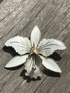 Broche Aksel Holmsen plata esterlina esmalte noruego de colección 2219 - Imagen 1 de 7