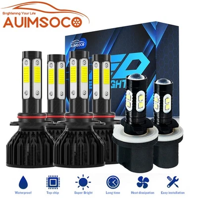 Kit de 6 faros antiniebla LED para Isuzu Ascender 2003-2007 2008 6000 k Foto 1 de 4