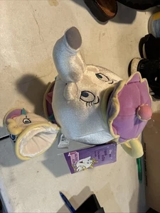 NUOVO set peluche Mrs. Potts Chip Talking Disney Store La Bella e la Bestia  - Foto 1 di 4