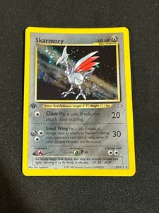 Pokemon Skarmory 13/111 Neo Genesis 1st Edition Holo Rare - Picture 1 of 3