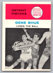 1961-62 FLEER #64 GENE SHUE LOSES THE BALL - Picture 1 of 3