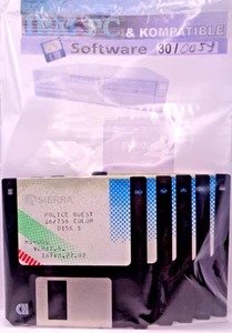IBM PC -- POLICE QUEST III (SIERRA - DISK) - Picture 1 of 3
