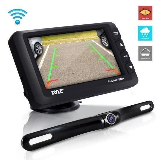 Pyle Wireless Rear View Backup Camera Kit Vehicle Parking/Reverse System - Image 1 of 4