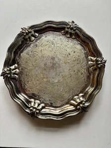 Gotham Silver Plate 8.5” Dish With Legs… VERY NICE CONDITION - Picture 1 of 9