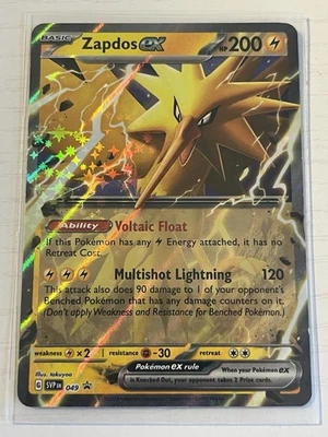 Zapdos ex 049 Sv: Scarlet & Violet Promo Cards Holo - Image 1 of 2