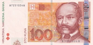 Billete Croacia 100 Kunas 2012 P-41b UNC - Imagen 1 de 4