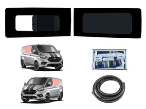 Left Opening Right Fixed Dark Tint Windows Fitting Kit for Ford Transit Custom - Picture 1 of 10
