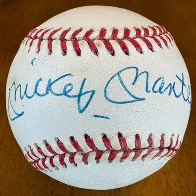 Mickey Mantle Signed Autographed American League Baseball Ball JSA LOA Yankees - Image 1 of 4