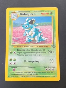 CARTE POKEMON NIDOQUEEN 7/64 FR HOLO WIZARDS JUNGLE - BE/TBE - Imagen 1 de 10