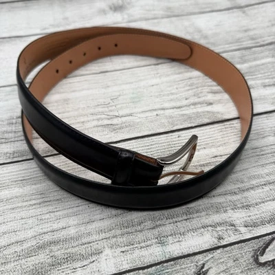 Martin Dingman Handmade Coachman Leather Belt Men 40 Black Made in USA 10050 - Image 1 of 4