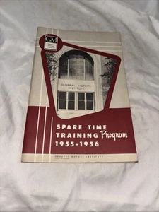 Spare Time Training Program 1955-1956, General Motors Institute, Flint Michigan - Picture 1 of 8