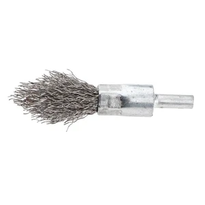 Stainless steel pin-shaped crimp wire brush 6mm shaft - Picture 1 of 26