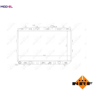RADIATOR ENGINE COOLING 53819 FOR G4FC 1.6L G4GC 2.0L G4ED/G4GR 1.6L 4cyl - Picture 1 of 9