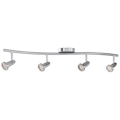 Access Lighting 52204LEDDLP Cobra 4 luces 33"W LED riel fijo - plateado Foto 1 de 4