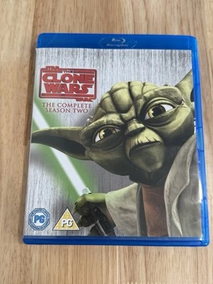 The Clone Wars Season 2 Two Star Wars (Blu-ray, 2010) Missing Disc 1 Good Discs Foto 1 de 4