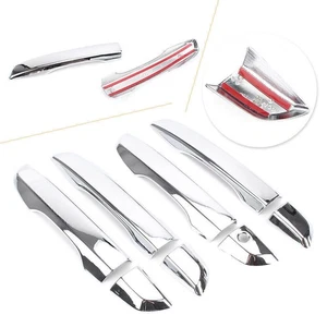 Manija de puerta cubierta de cierre ajuste ajuste Honda Civic Sedán 2016-2018 8 piezas/juego cromo po - Imagen 1 de 10